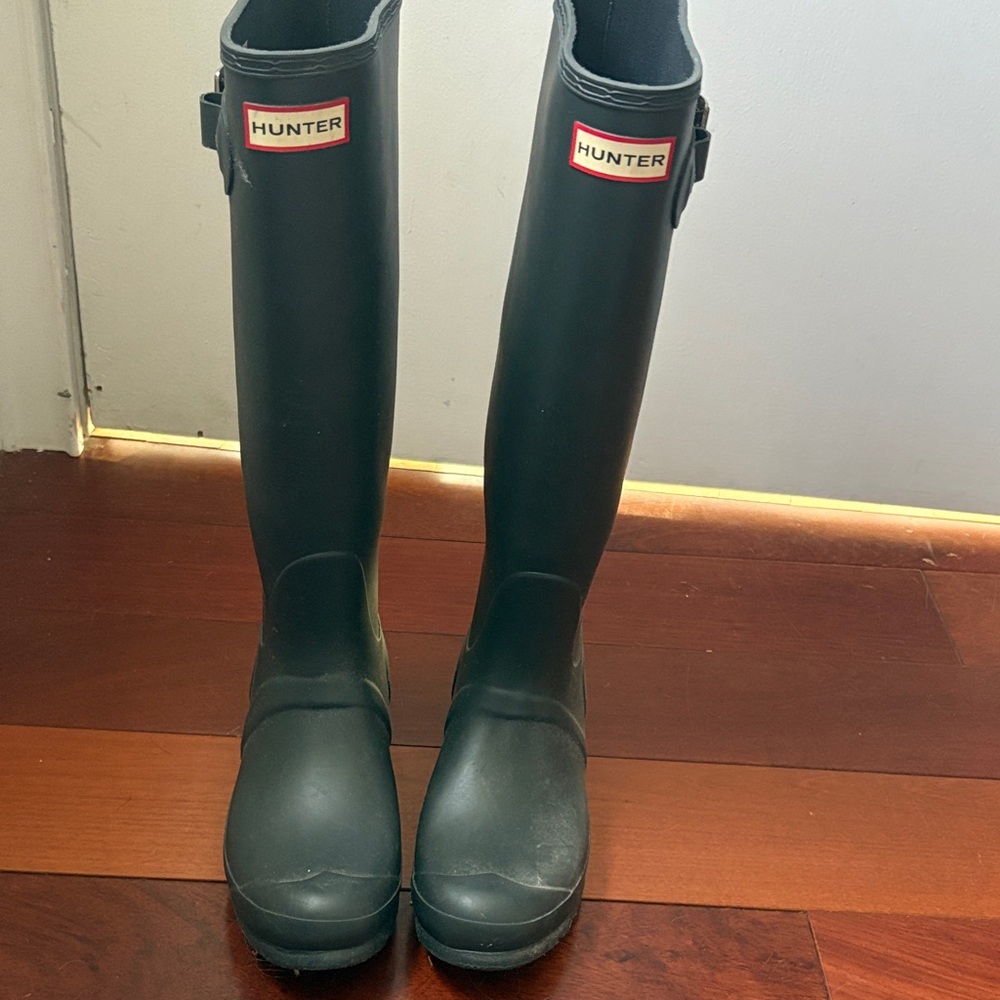 Hunter Classic Gray Tall Boots